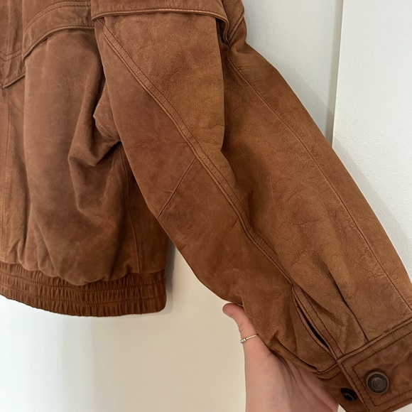 Wilsons Leather Brown Bomber Jacket - Picture 10 of 10